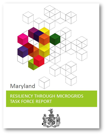 cover of the Maryland Resiliency through Microgrids Task Force Report